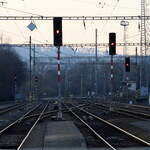 In der kalten Abendstimmung,  Světlá nad Sázavou , Blick in Richtung Havlíčkův Brod .
06.03.2025  17:55 Uhr