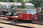 SZDC 99 54 9628 098-4 (MUV 69. 637) am 18.August 2018 im Bahnhof Moravske Branice.