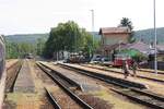 Bahnhof Moravske Branice am 18.August 2018.