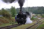 CSD 433 001 (CD 90 54 3 991 007-6) am 07.September 2019 im Bahnhof Oslavany.