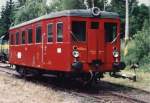 Historischer Triebwagen M131.1515 ausgestellt in Korenov am 29.6.2002