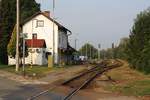 Bahnhof Hradcovice am 08.September 2018.