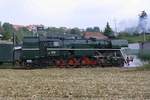 CSD 464 202 (CD 90 54 4642 002-8) am 08.September 2018 als letztes Fahrzeug des Sonderzuges von Uhersky Brod nach Uherske Hradiste bei der Haltestelle Popovice u Uherskeho Hradiste.