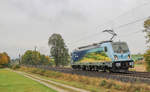 CD Cargo 388 010 auf Probefahrt nach Fulda am 14.10.2020 bei Hünfeld Nüst