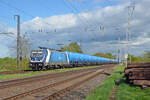 388 003 der CD Cargo führte am 18.04.24 einen Kesselwagenzug durch Saarmund Richtung Potsdam.