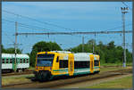 Der ehemalige ODEG-Triebwagen VT 650.72 ist bei der Tschechischen Staatsbahn als 841 072-2 im Einsatz.