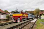 750 705-6 als R 886 zu sehen am 24.10.25 in Luhačovice.