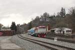 T 478 1107 als Os 9057 zu sehen am 22.02.26 in Praha Zbraslav. Hier wurde nun auch der Bahnsteig und die Gleise erneuert.