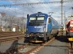 CD Railjet 1216 235 im Hauptbahnhof Prag am 8.