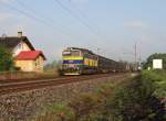 753 734-3 der AWT hier am 13.05.15 in Chotikov zu sehen.