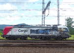 EP Cargo 383 062 pausierte am 09.06.2020 in Děčín hl.n..