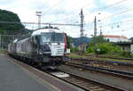EP Cargo 383 063-5 + 383 064-3 am 09.06.2020 beim pausieren in Děčín hl.n..