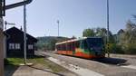 Triebzug 654  GW Train  in Vimperk station (29.4.2018)