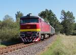 T 478 1215 (749 253) als R 1275 zu sehen am 17.09.23 in Krasna Lipa.