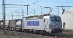METRANS a.s., Praha [CZ] mit  383 408-2  [NVR-Nummer: 91 54 7383 408-2 CZ-MT] und Containerzug am 18.03.20 Vorbeifahrt Magdeburg Hbf.