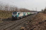 Kesselzug mit Doppel 753 (753 607 und 611) auf dem Weg von Most nach Cheb.
