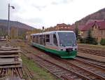 654 047 (VT47) als VIA83120 in Bleistadt, 23.10.09.