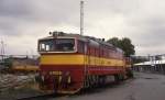 Depot Ceska Lipa 7.10.1992: Taucherb rille 753070 mit CSD Beschriftung