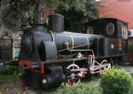 Dampflok 225 der TCCD die in Mnchen gebaut! steht vor dem Istanbuler Hauptbanhof 21.8.08