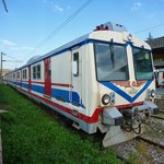 Triebzug 14042 im Kopfbahnhof Adapazari (Sakarya, Türkei), 24.4.16. 