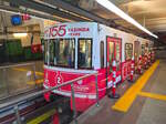 Istanbul Standseilbahn F2  T�nel  in der Bergstation Beyoglu, 14.10.2026.