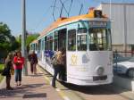 Straenbahn Antalya, kurz vor Abfahrt von Endhaltestelle Zerdalik im April 2007