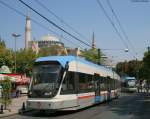 752 und 710 als Linie 38 nach Beyazıt begenet 753 und 738 (linie38) nach Bağcılar in der Nhe der blauen Moschee am 21.8.08