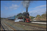 SU 251-86 erreicht am Morgen des 10.10.2016 mit einem Sonderzug den Landbahnhof Ladyschyn.