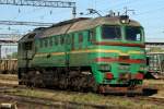 2M62-1231 als Rangierlok im Bahnhof in Lviv am Morgen des 20.08.2015.
