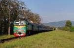 M62 - 1103 mit dem D 601 an der Einfahrt Vinogradiv (07.05.2008)