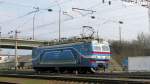 WL40u-1158-2 der Ukrainischen Bahn am Bahnhof in Chmelnyzkyj am 18.04.2011