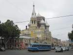 Direkt hinter dem Hauptbahnhof von Odessa befindet sich dieser Sakralbau.