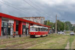 30.05.2025: КП Tatra T3SUCS 7144 / Vulytsya Neskorenykh, Charkiw, Ukraine