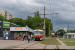 30.05.2025: КП Tatra T3A 3059 & Tatra T3SUCS 407 / Vulytsya Neskorenykh, Charkiw, Ukraine