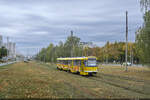 02.10.2025: KP Tatra T3R.P 276 + 277 / Prospekt Traktorobudiwnykiv, Charkiw, Ukraine