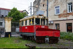 Lvivelectrotrans Schneereinigungstram 001 / Tramdepot 1, 24. Mai 2025<br>