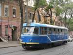Tatra Tram 3255 am 2.9.2009 in der Innenstadt von Odessa.