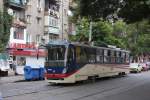 Tram 7005 am 2.9.2009 in der Innenstadt von Odessa.