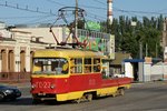 Tatra T3 Cabrio Arbeitswagen in Zaporizhzhya am 5.08.16.