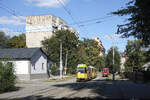 27.09.2025: Tatra T4D-M1 3081 & Tatra T6A2M 3031 + 3032 / Vulytsya Sevastopolska, Dnipro, Ukraine
