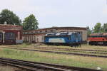 MÁV Rail Tours 1504 (92 86 0001 504-6 DK-MAVRT) am 26.07.2025 im Depot Tapolca.