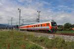 Am 12.6.2026 fuhr der ungarische Ultraschallmesszug FMK - 008 auf der Wieserbahn auch die  alte Strecke  zwischen Frauental-Bad Gams und Gro� St.Florian ab.