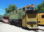 Schneepflug 703753 der MAV im Hungarian Railway Museum, Budapest, 18.6.2016