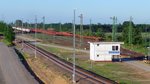 Blick auf einen kleinen Rangierbahnhof bei Fenyeslitke, Ungarn, 18.6.16