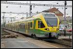 415 508 fährt am 4.03.2019 in den Bahnhof Szombathely ein.