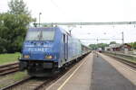 MÁV-START 480 011  Planet Budapest 2021  mit dem IC 862  Balaton  aus Budapest-Déli, am 26.07.2025 nach der Ankunft in Keszthely.