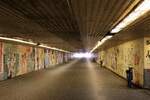 Der Fu�g�ngertunnel in Budapest-Kelenf�ld, am 01.08.2026.