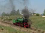 Die ungarische 109.109 der MAV auf der Dampflokparade am 28.4.2007 in Wolsztyn.