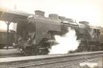 MAV - Diese wunderschne 424.245 war in Budapest Keleti pu. am 21/05/1961 fotografiert. Hinter der Lok ist der schwere Balt Orient Express in Richtung Prag, Dresden, Berlin mit Anschluss nach Stockholm !  (Foto : J.J. Barbieux)