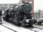 520 034 fotografiert im Januar 2010 im Bahnpark Budapest.